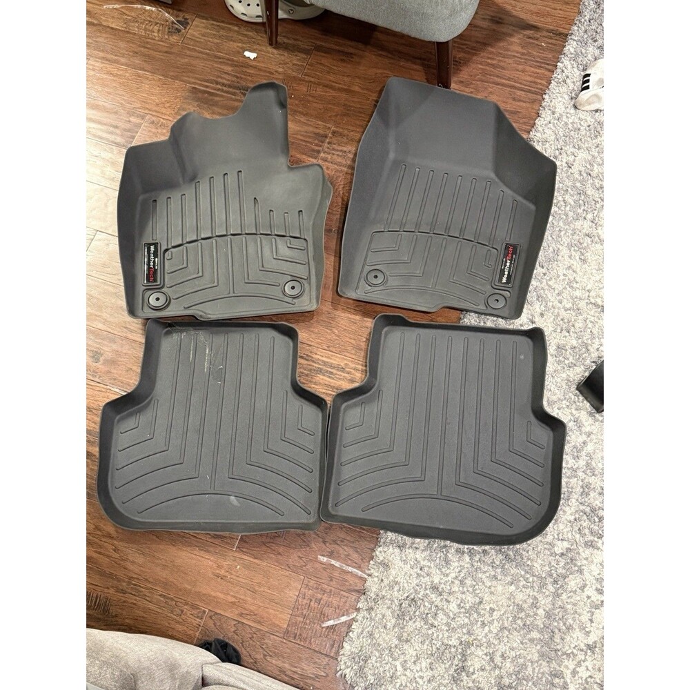 2011-2018 VW Jetta WeatherTech FloorLiner Front Rear Floor Mats Black OEM Set